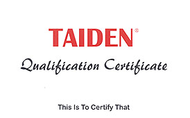 Taiden certificate